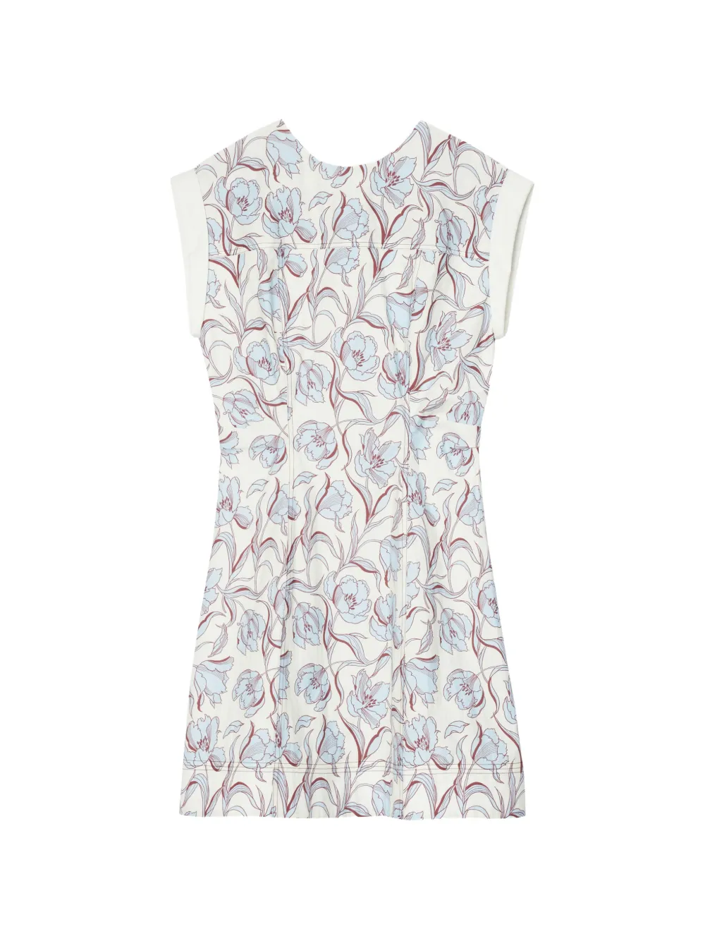3.1 Phillip Lim floral tie back mini dress - Bianco