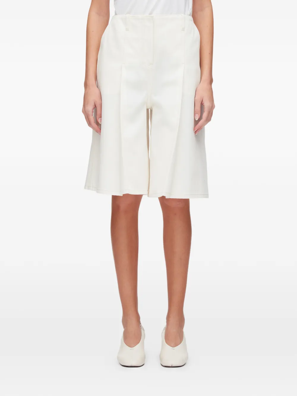 3.1 Phillip Lim Geplooide shorts Beige