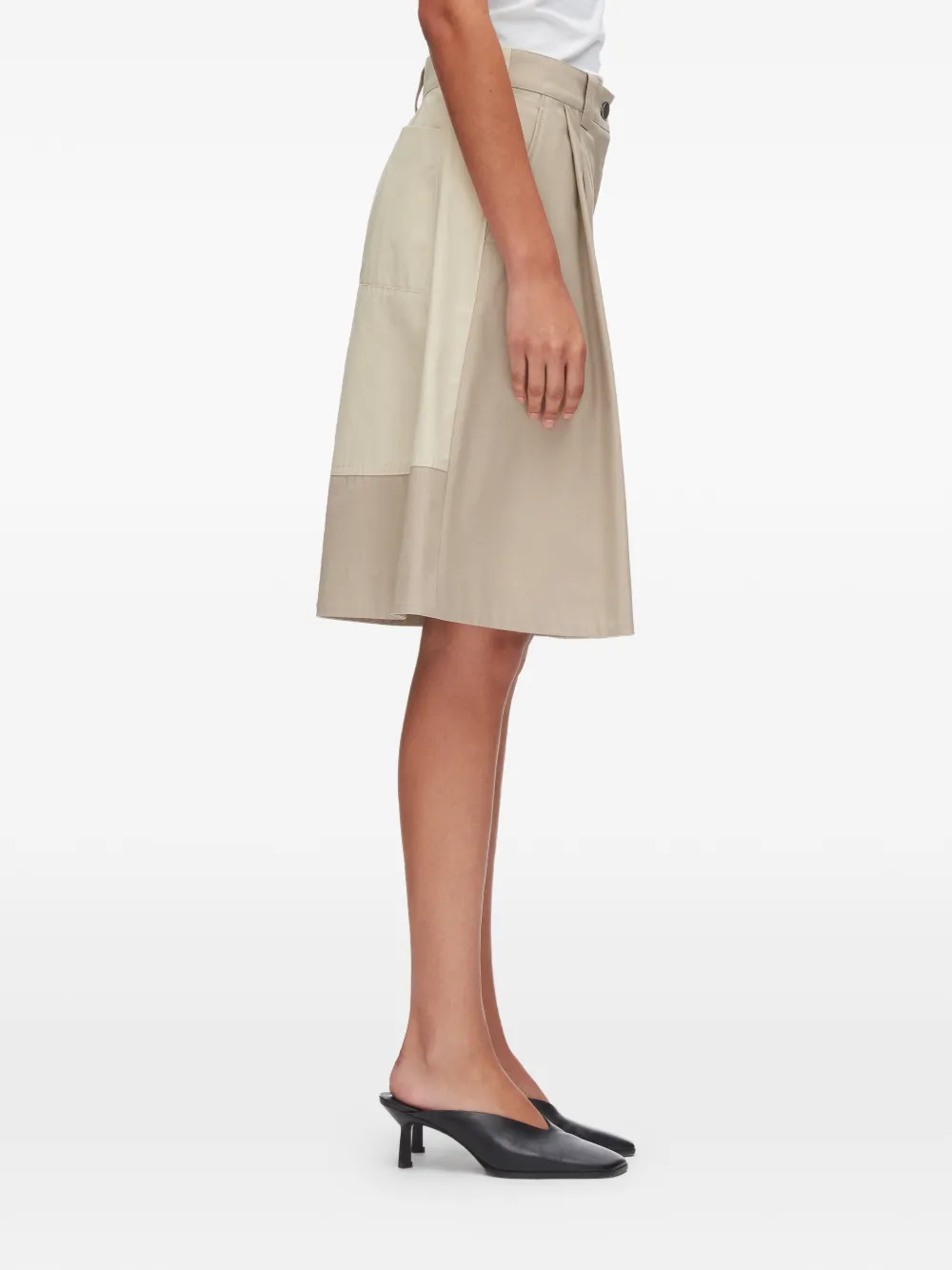 3.1 Phillip Lim Shorts met colourblocking Beige