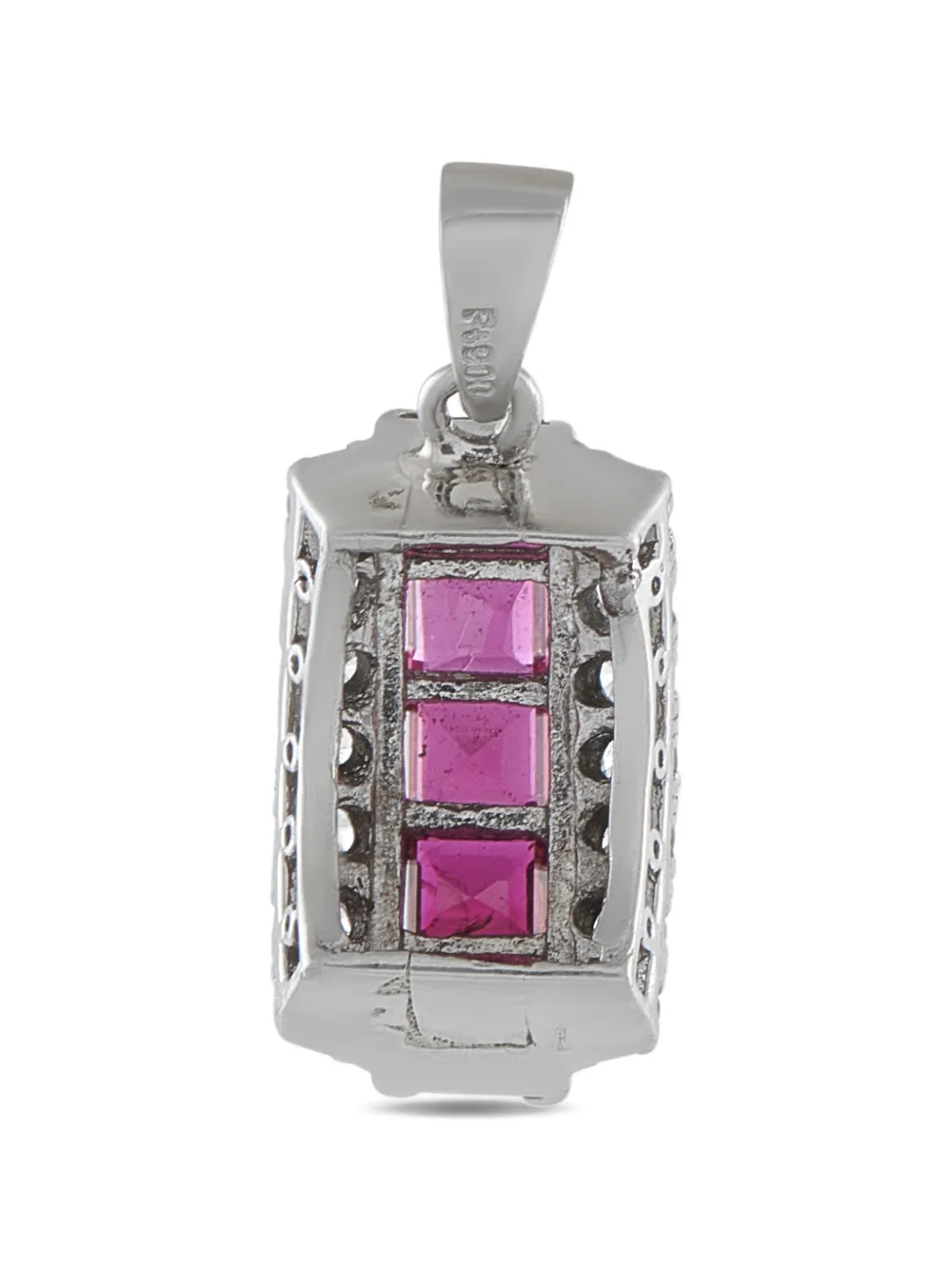 LB Exclusive ruby diamond pendant - Argento