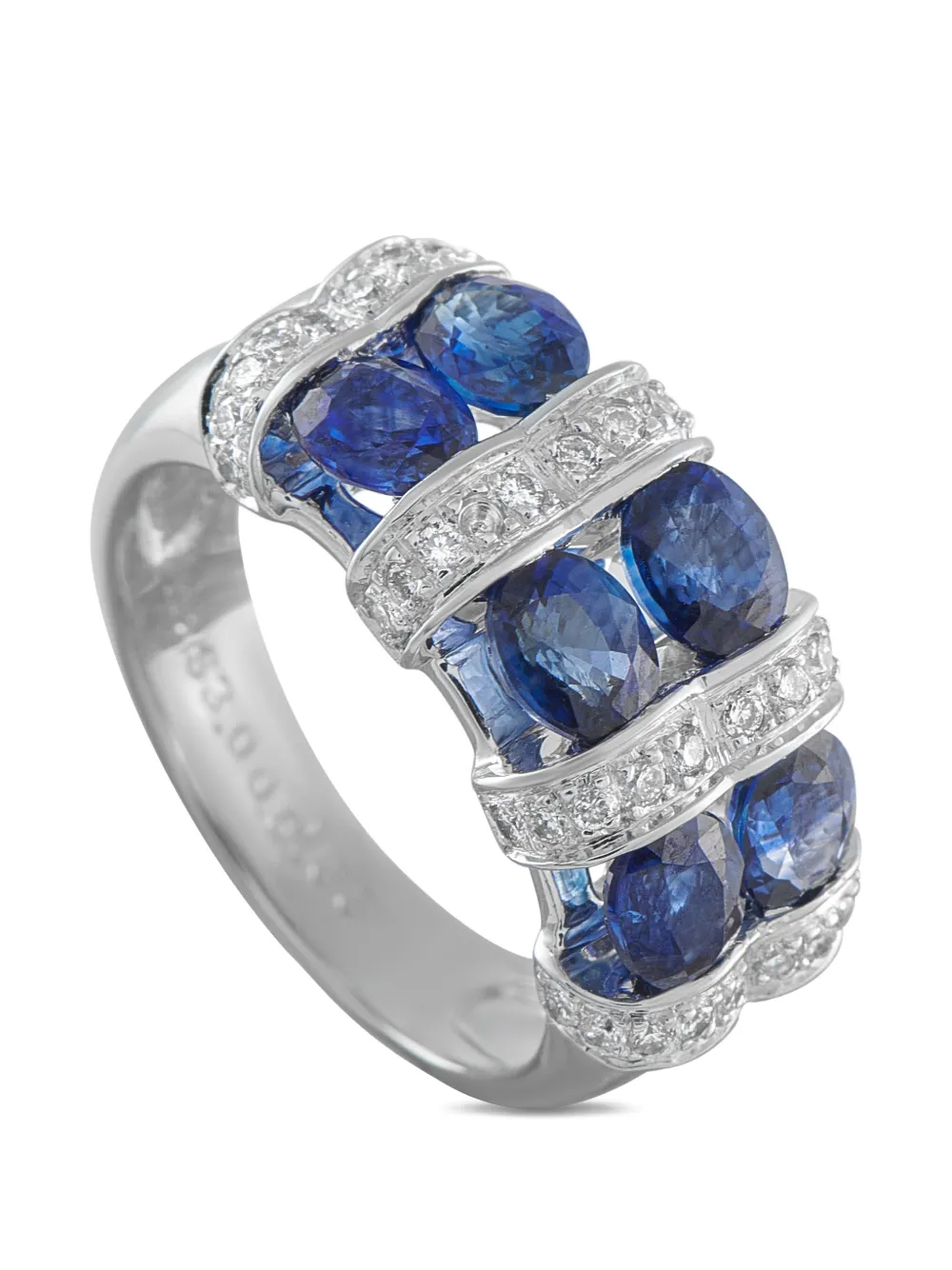 LB Exclusive diamond sapphire ring - Argento
