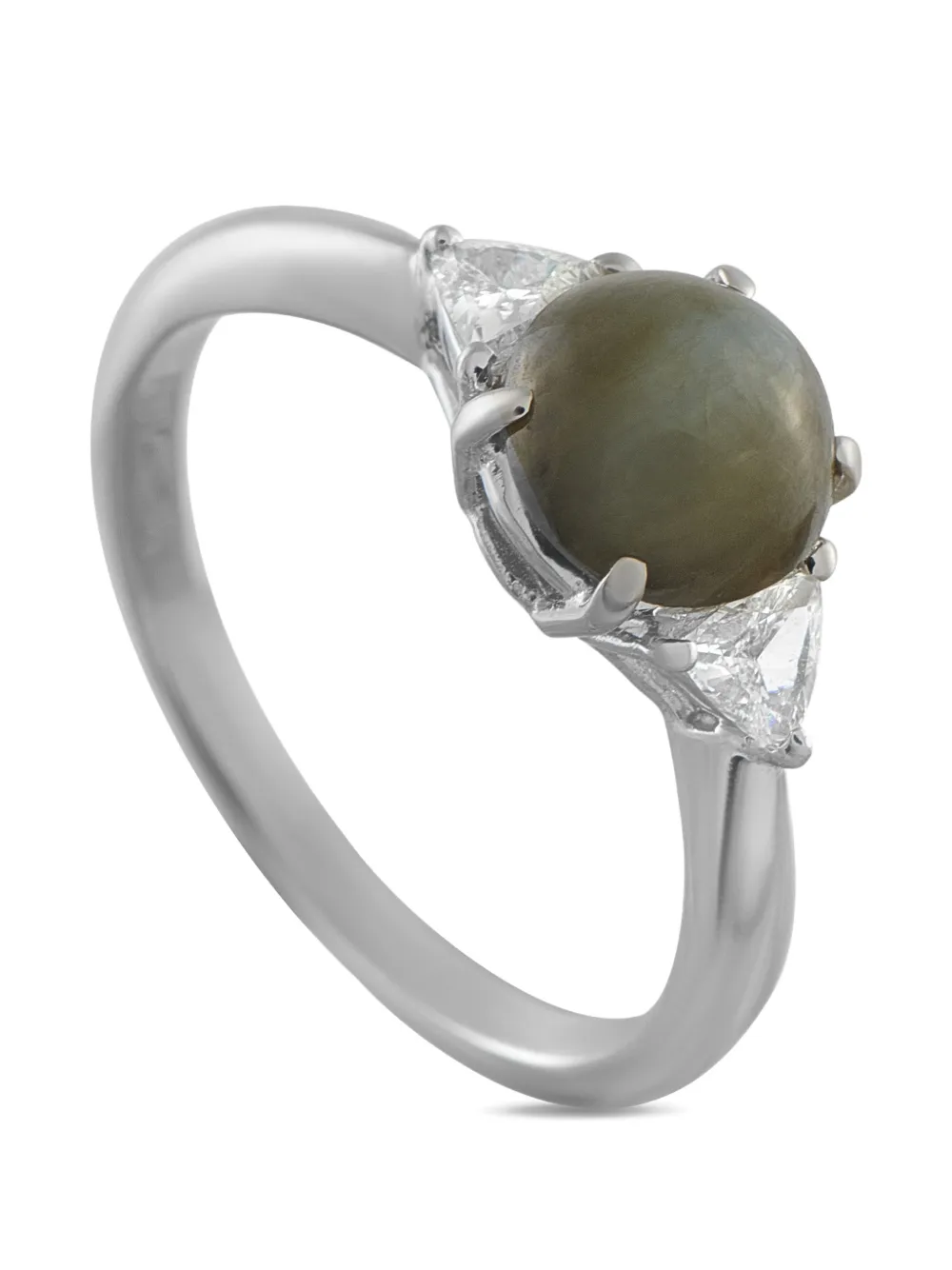 LB Exclusive diamond cats eye ring - Argento