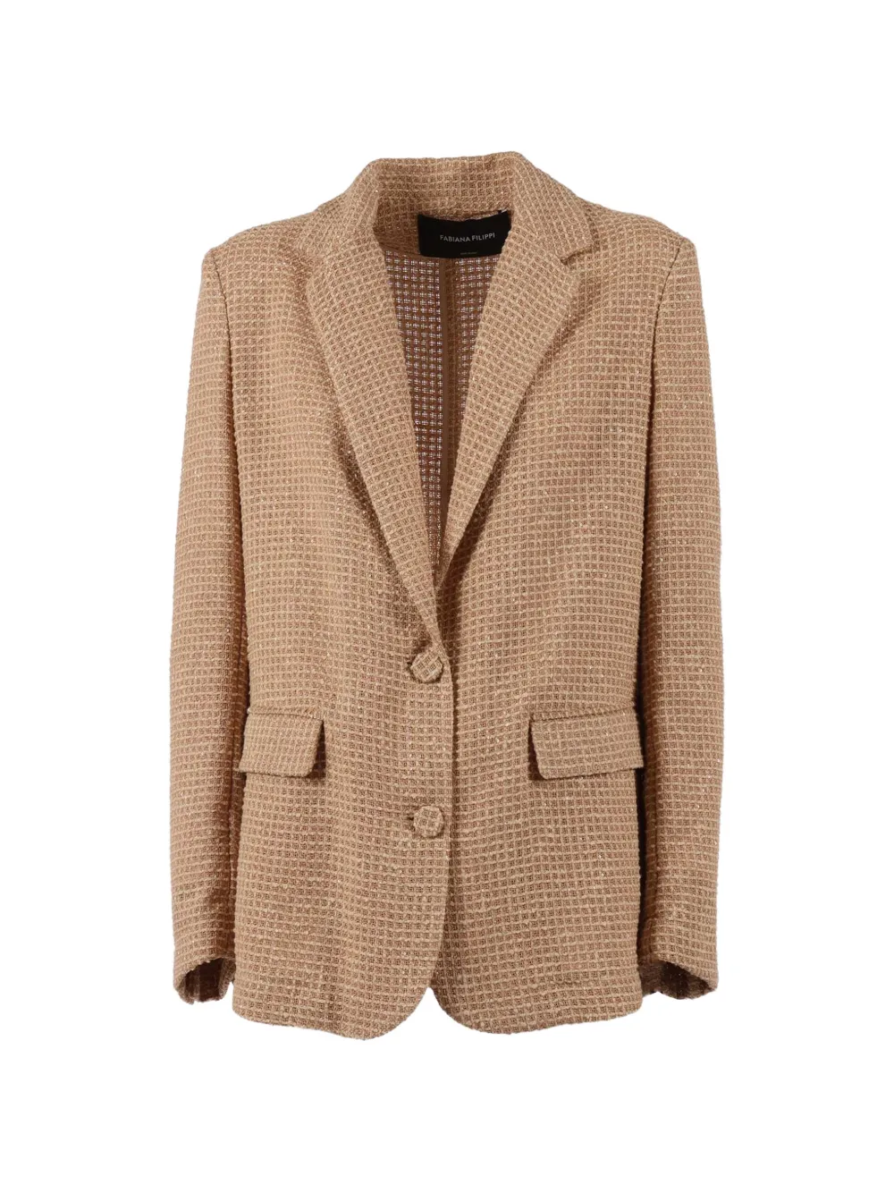 Fabiana Filippi sequin rever jacket - Toni neutri