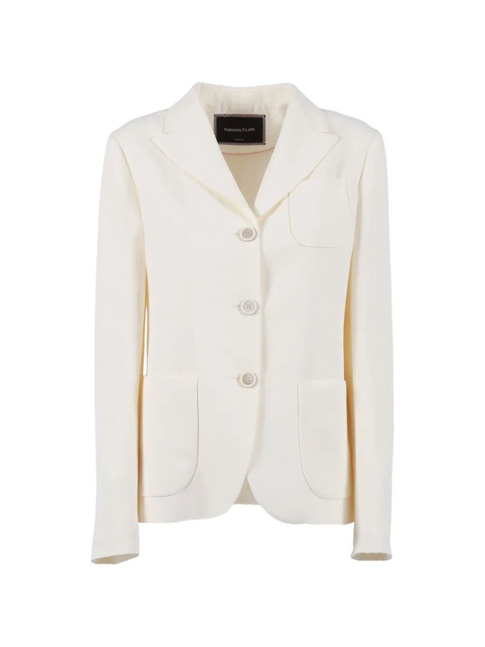 Fabiana Filippi lapel pocket jacket - Toni neutri