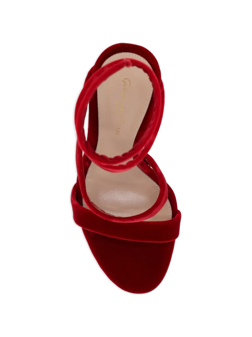 Gianvito Rossi Opera sandalen met spiraalbandje Rood