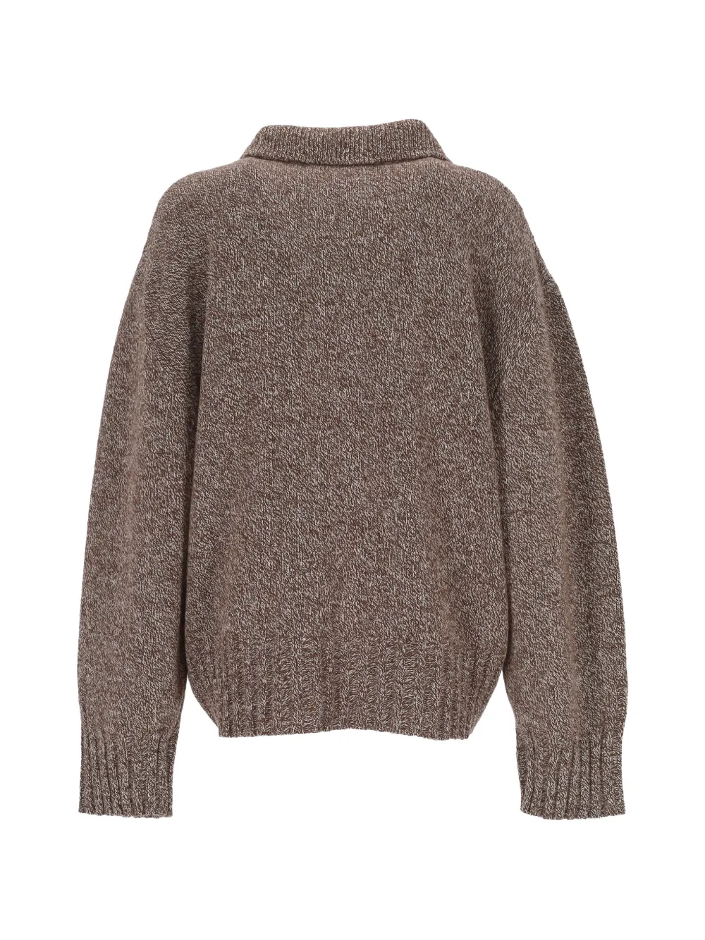 The Attico Vest met geborduurd logo Bruin