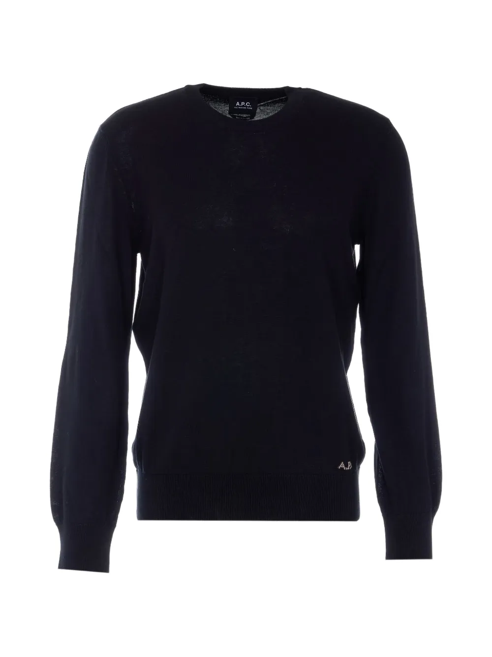 A.P.C. Maglione con ricamo - Nero