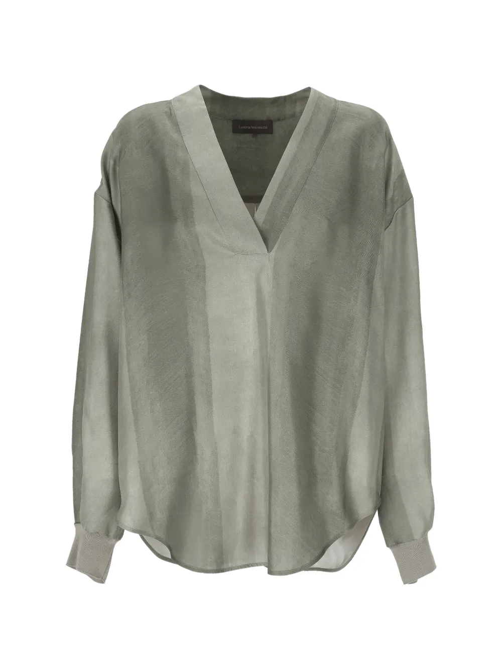 Lorena Antoniazzi Blusa in seta - Verde