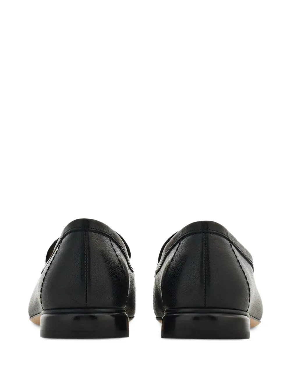 Ferragamo Gancini loafers met franje Zwart