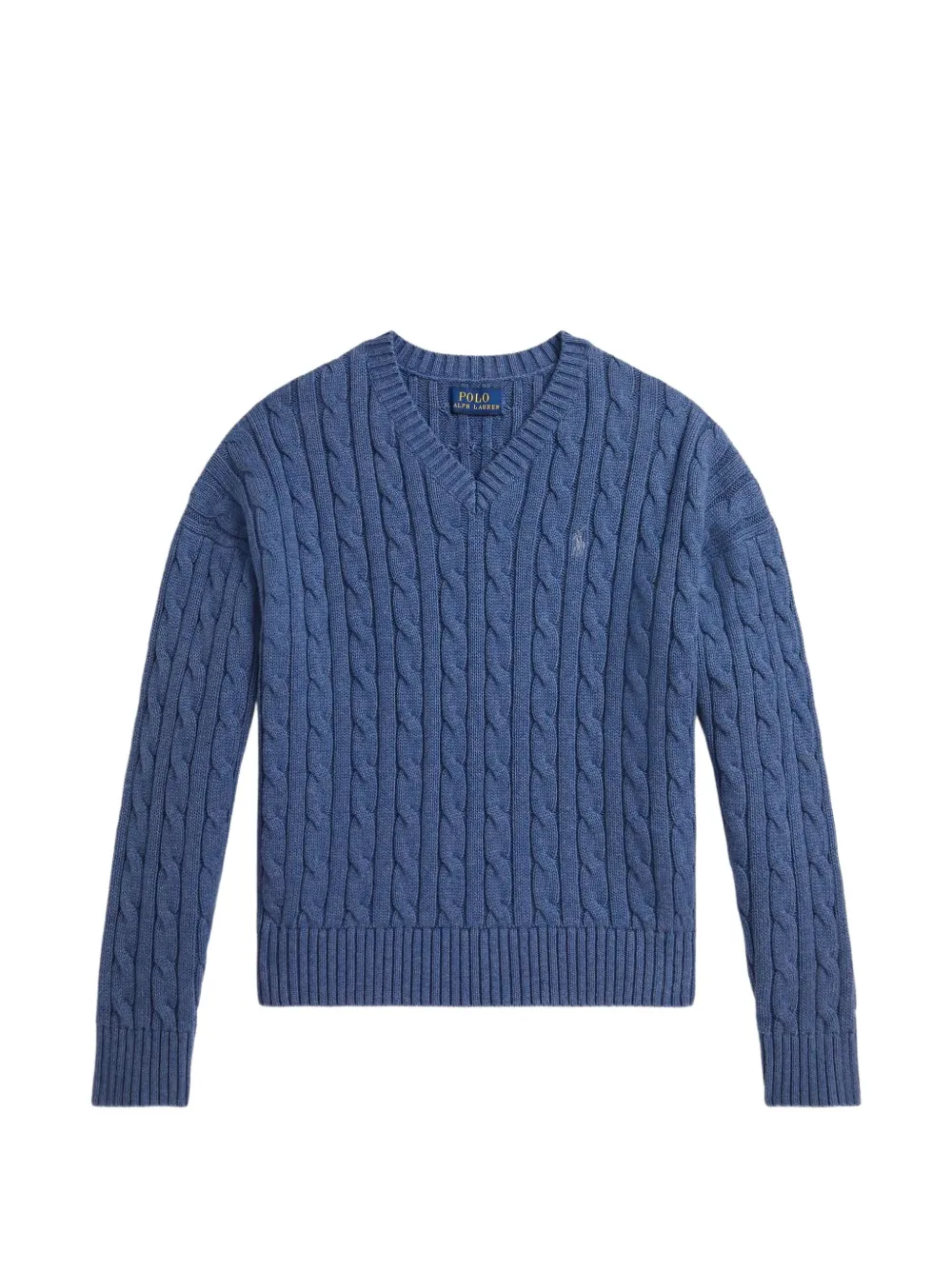 POLO RALPH LAUREN KIDS Maglione con scollo a V - Blu
