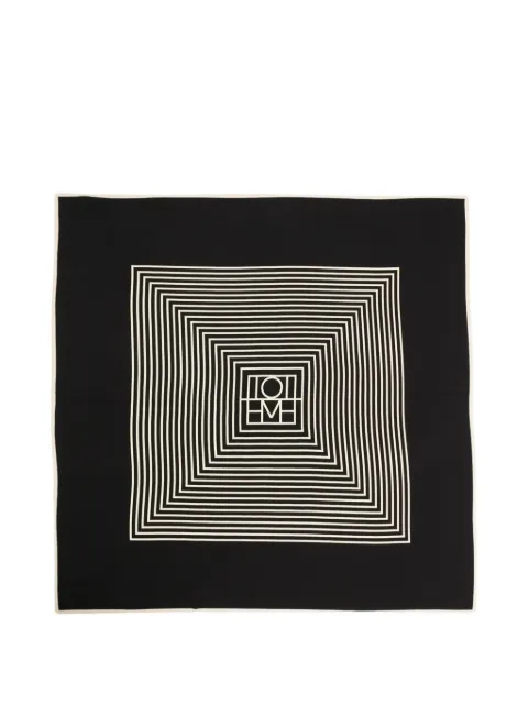 TOTEME geometric print scarf