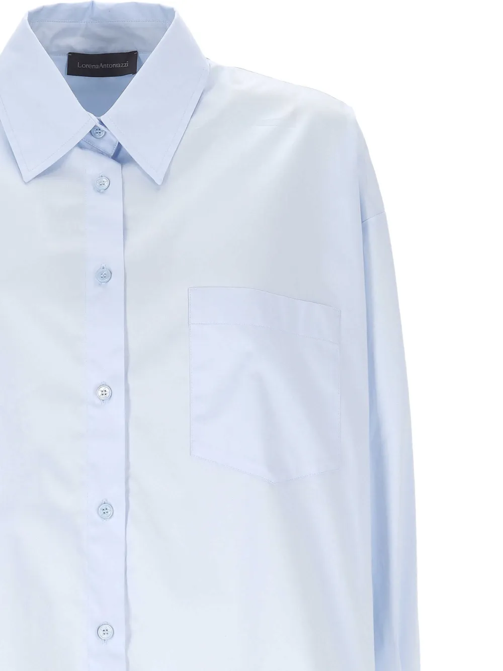  Lorena Antoniazzi Ches-pocket Shirt - Blue 