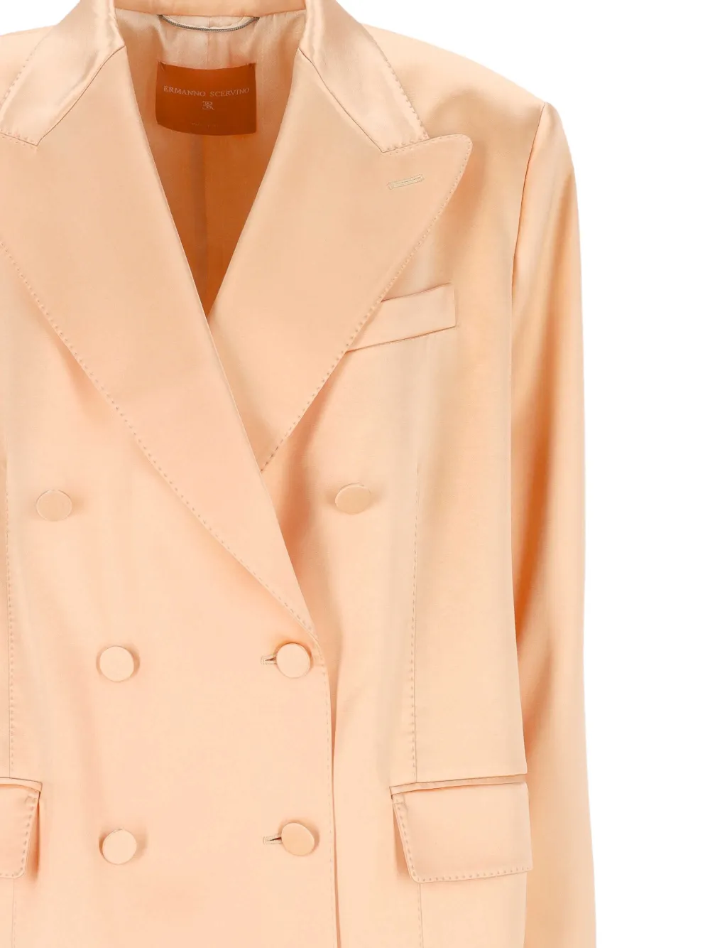  Ermanno Scervino Double-breasted Blazer - Orange 