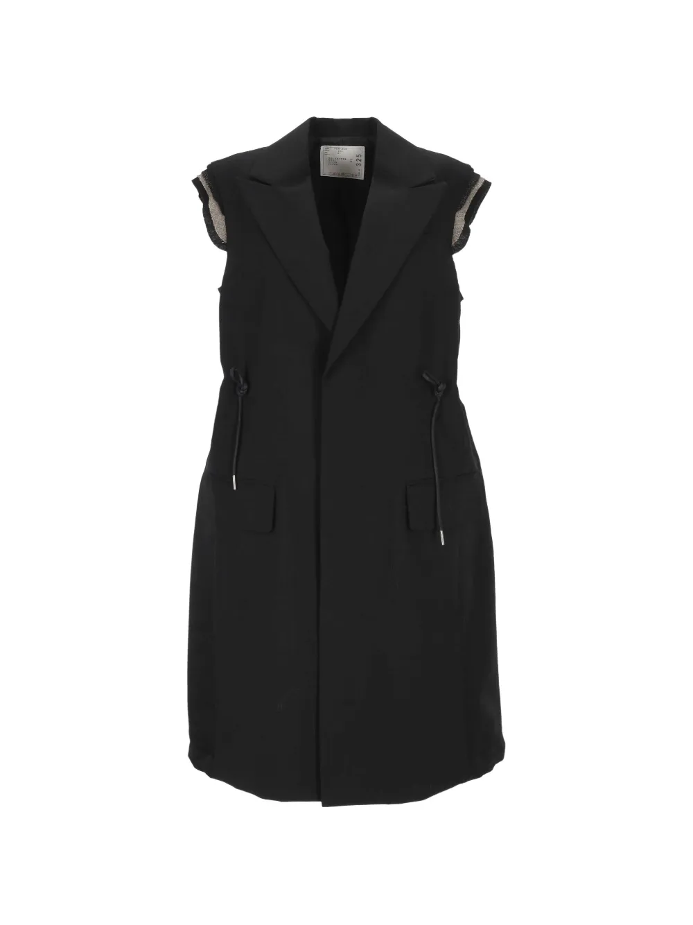 sacai Giacca smanicata - Nero