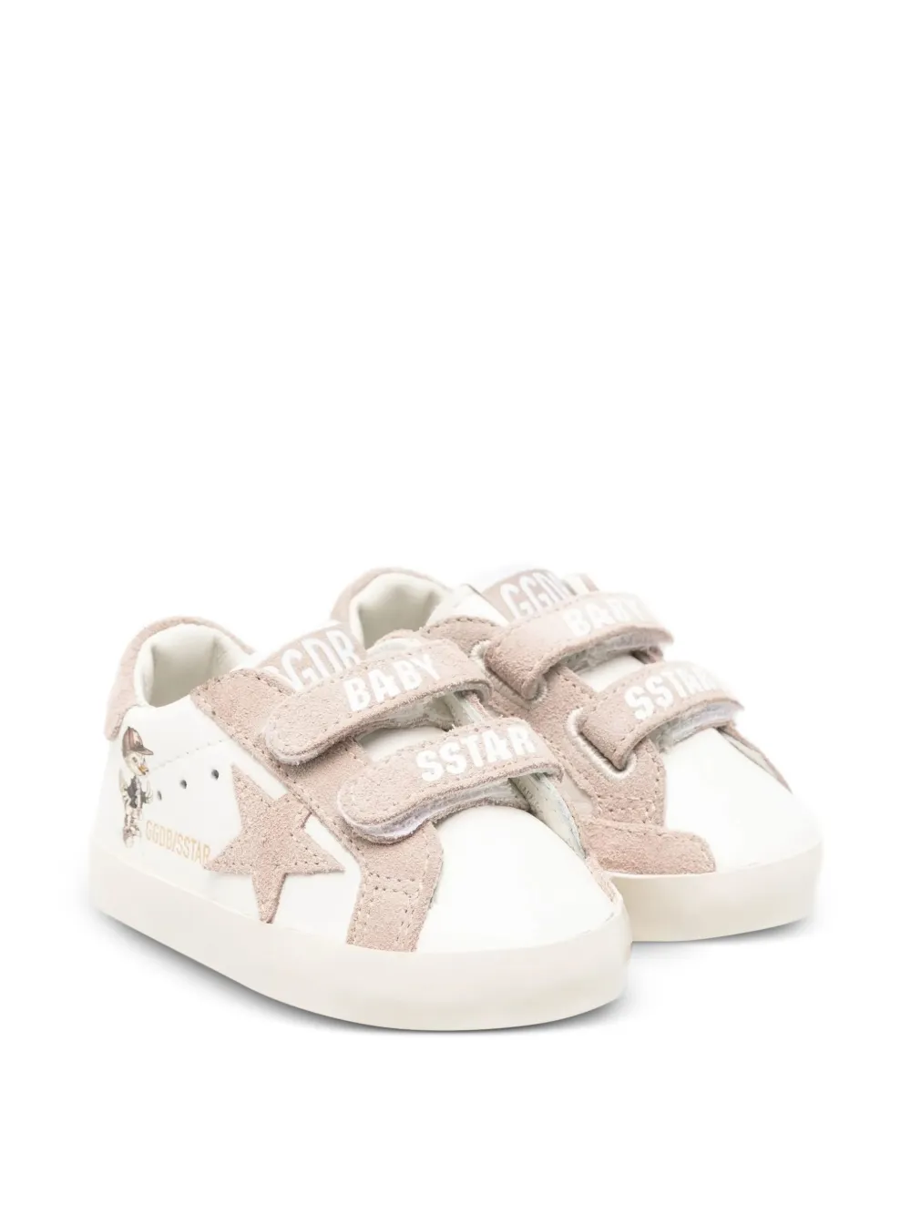 Golden Goose Kids Baby School sneakers Beige