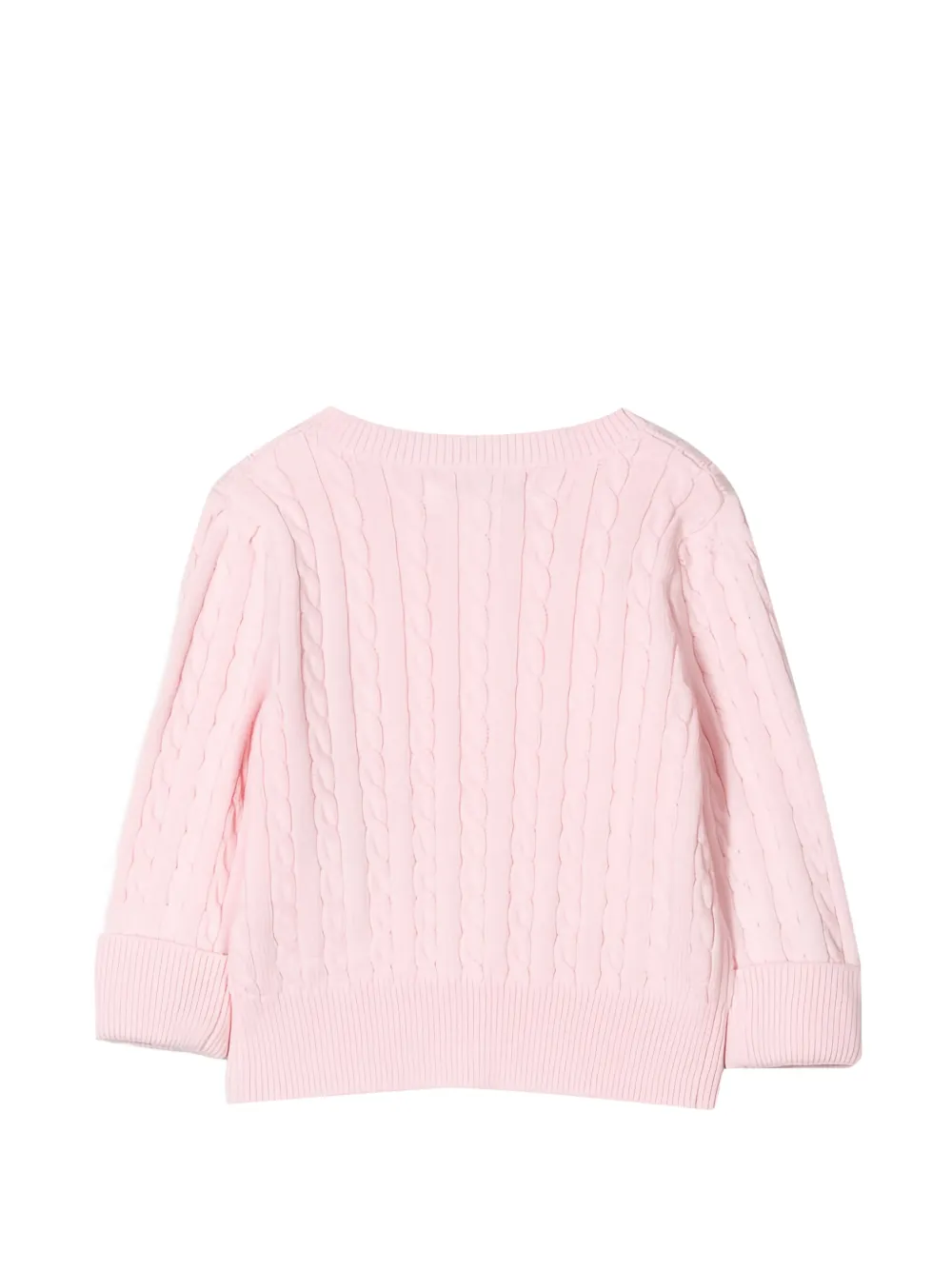 POLO RALPH LAUREN KIDS Kabelgebreid vest Roze