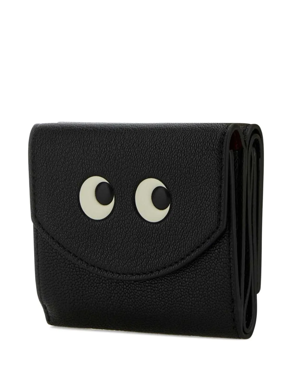 Grained-Leather Eyes Wallet