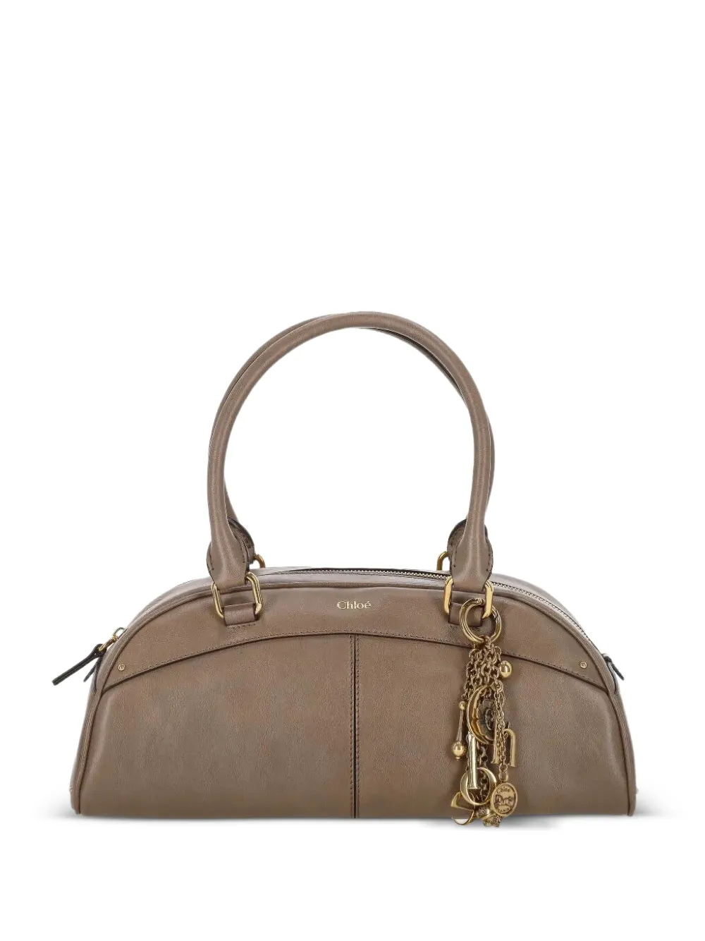 Chloé Borsa tote con ciondolo piccola - Toni neutri