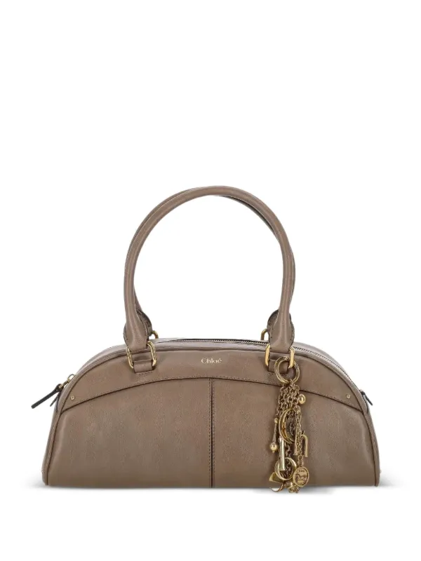 Chloé Bowling Bag in Soft Leather in Brown