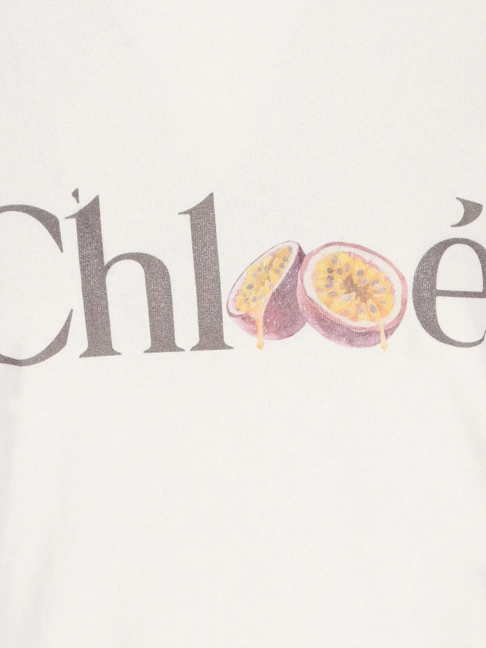  Chloé Logo-print T-shirt - White 