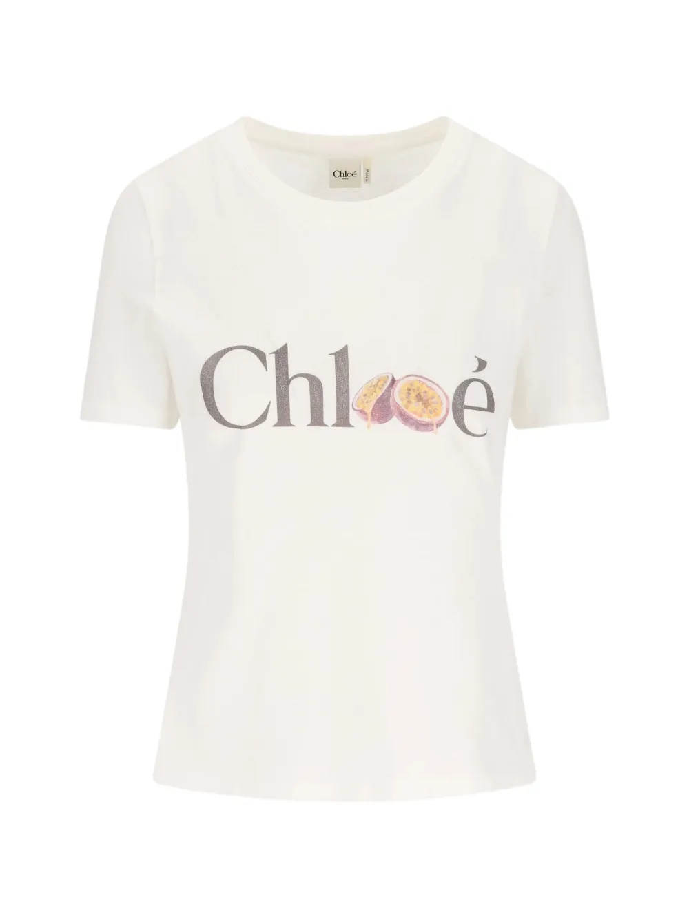 Chloé T-shirt con logo - Bianco