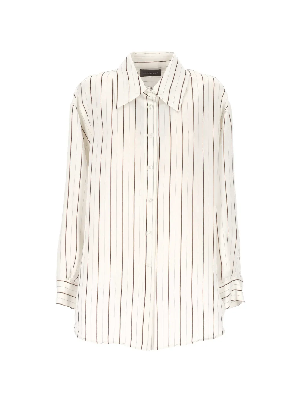 Lorena Antoniazzi Camicia a righe - Toni neutri