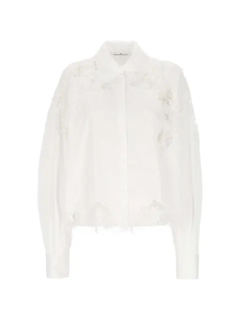 Ermanno Scervino lace-trim shirt