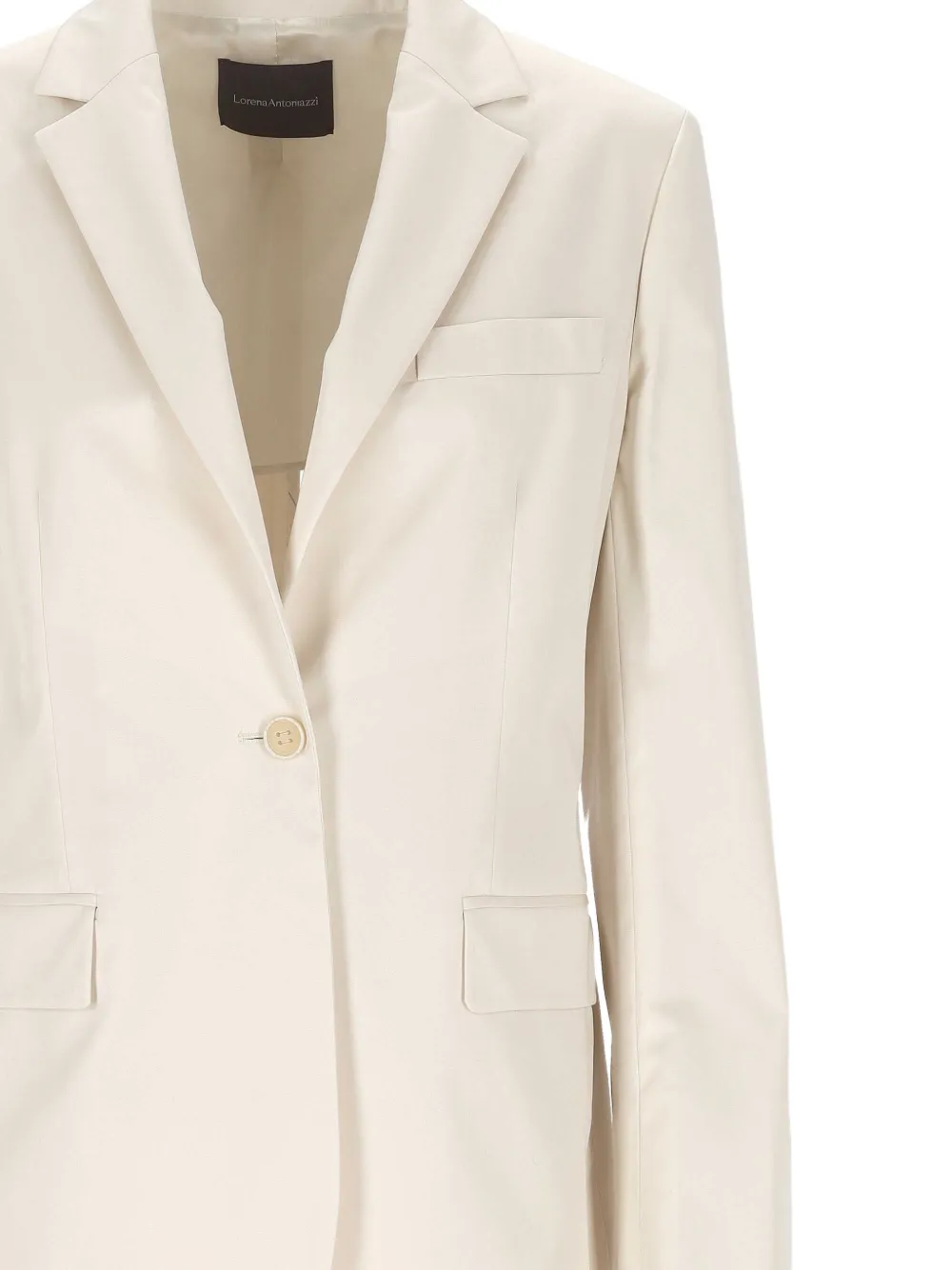  Lorena Antoniazzi Single-breasted Blazer - White 