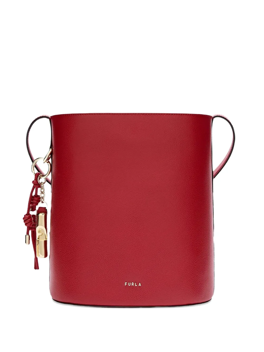 Furla Roxie leather shoulder bag - Rosso