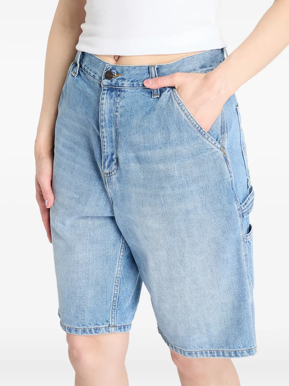 Carhartt WIP Shorts met opgestikte zak Blauw