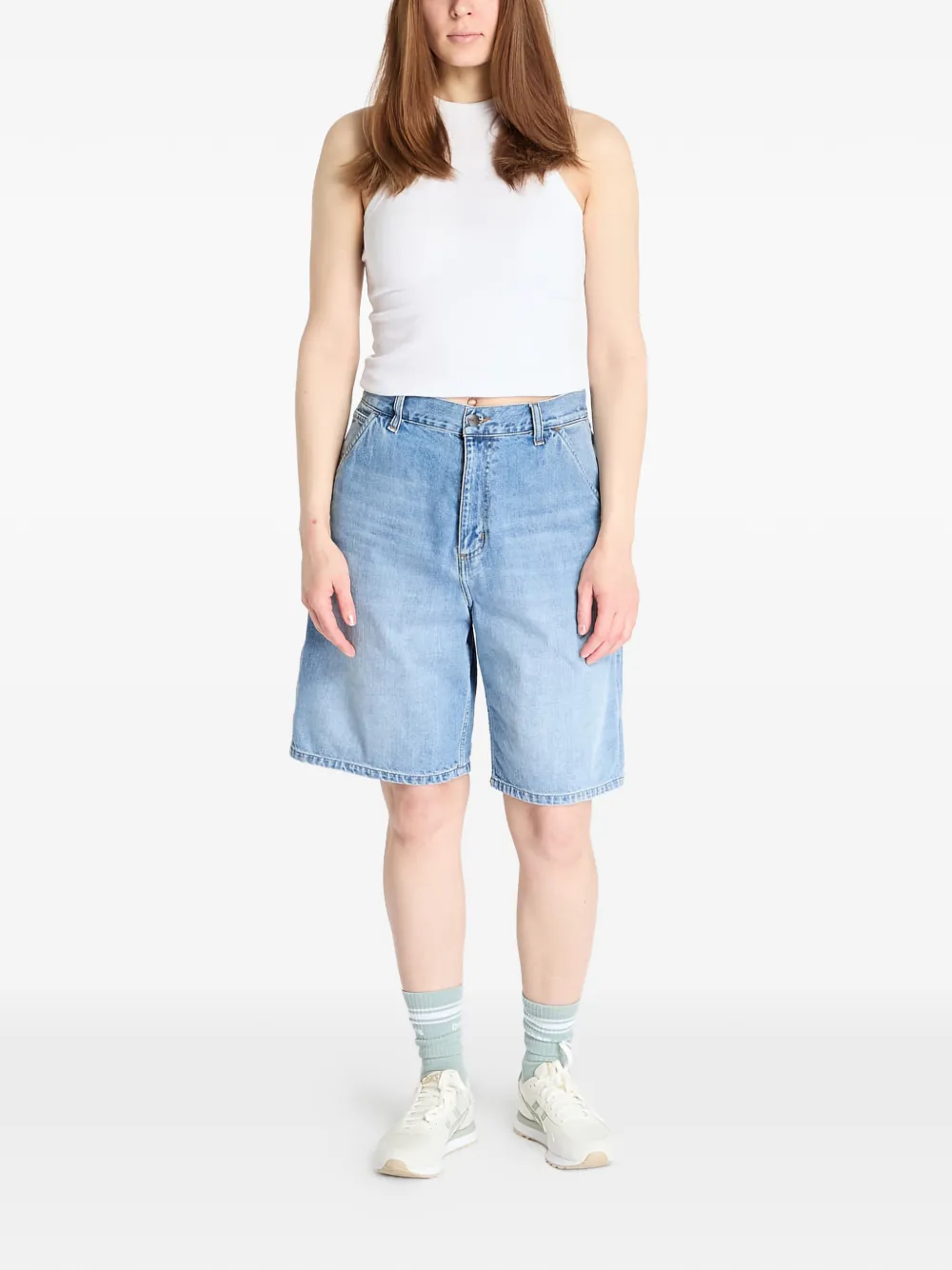 Carhartt WIP Shorts met opgestikte zak Blauw