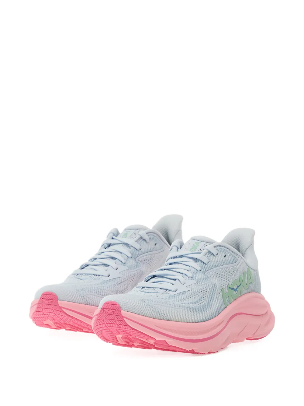 HOKA Clifton 10 sneakers met logopatch Blauw