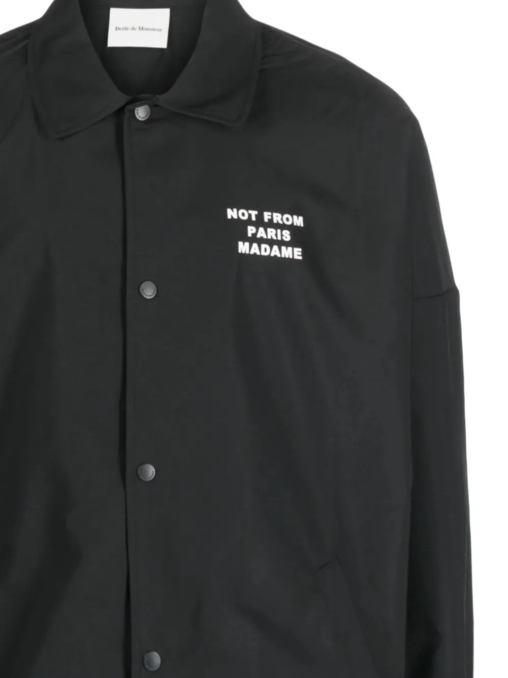 The Slogan Buttoned Jacket