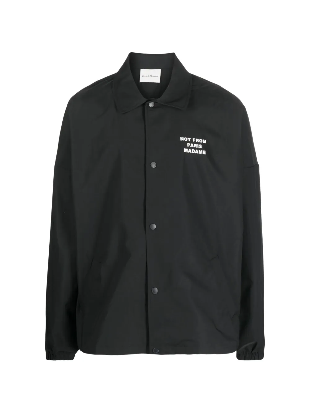 Drôle De Monsieur Giacca con bottoni The Slogan - Nero