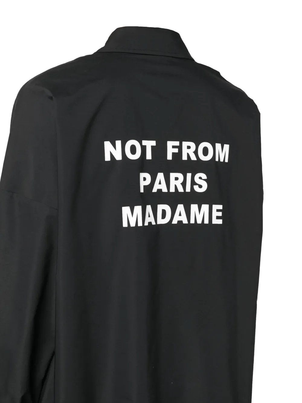 The Slogan Buttoned Jacket