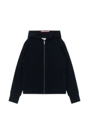 Moncler Enfant モンクレール・アンファン ロゴトリム パーカー - FARFETCH