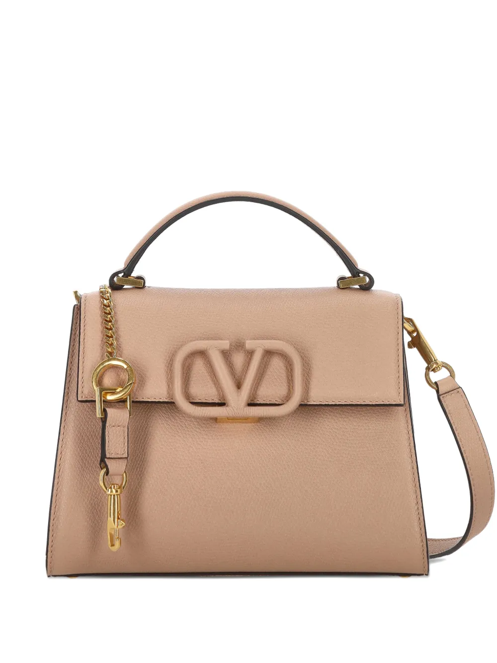 Valentino Garavani smal Vsling logo-appliqué tote bag - Toni neutri