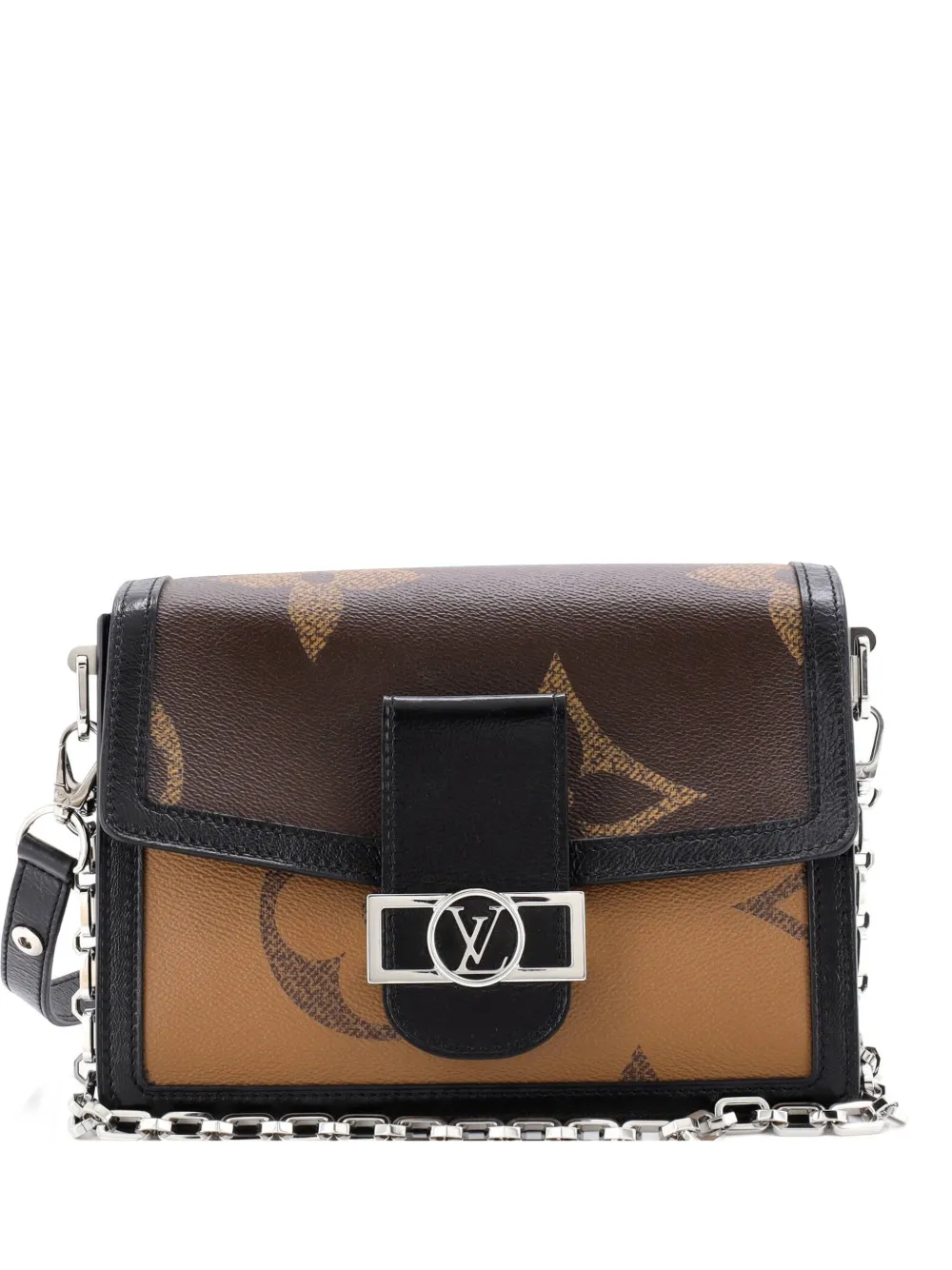 Louis Vuitton Pre-Owned Dauphine Shoulder Bag Reverse Monogram Giant MM crossbody bag - Marrone
