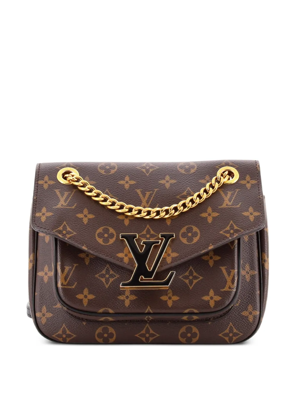 Louis Vuitton Pre-Owned Passy Handbag Monogram Canvas crossbody bag - Marrone