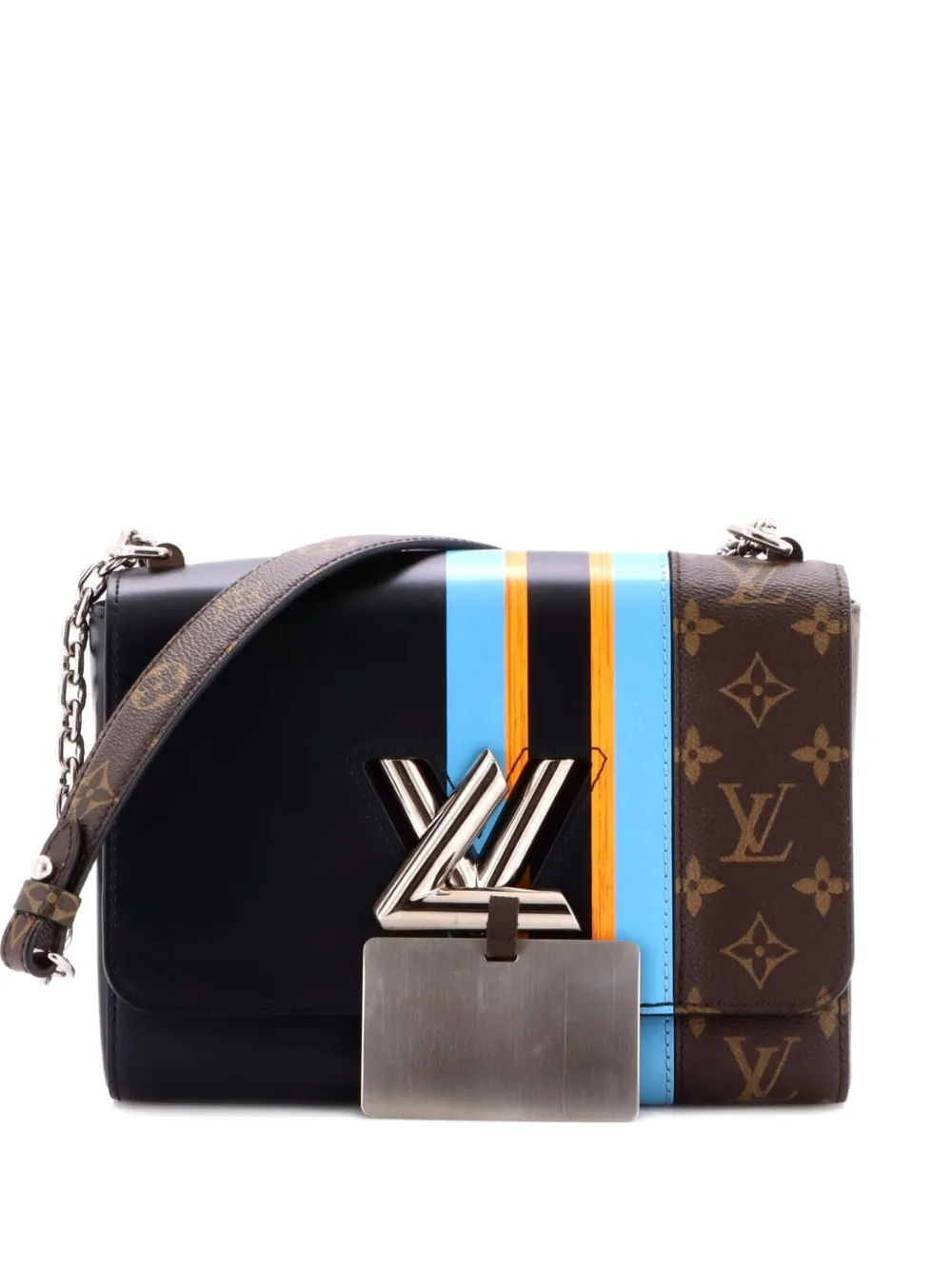 Louis Vuitton Pre-Owned Twist Handbag Limited Edition Monogram Canvas and Leather MM crossbody bag - Nero
