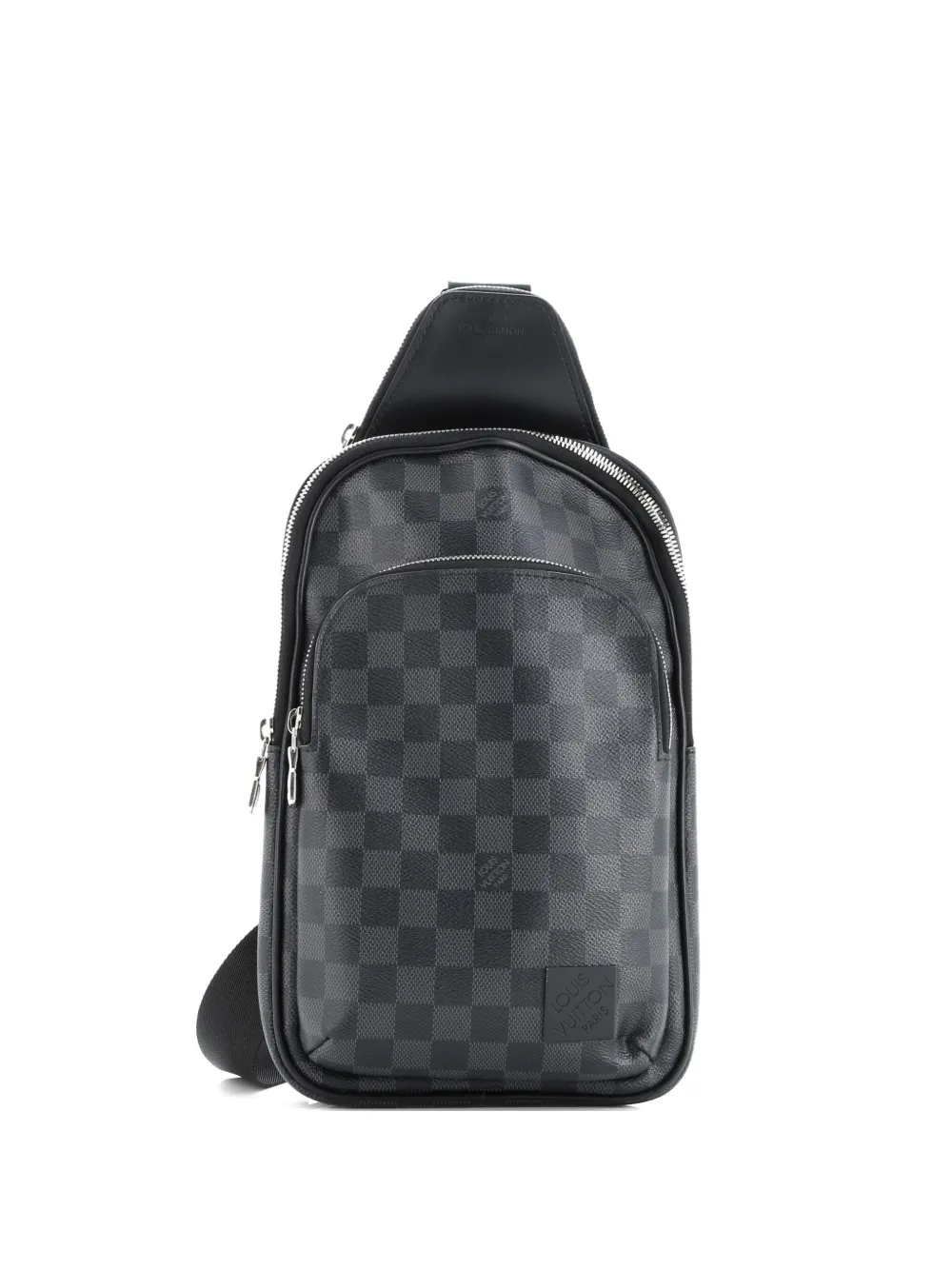 Louis Vuitton Pre-Owned Avenue Sling Bag NM Damier Graphite crossbody bag - Nero