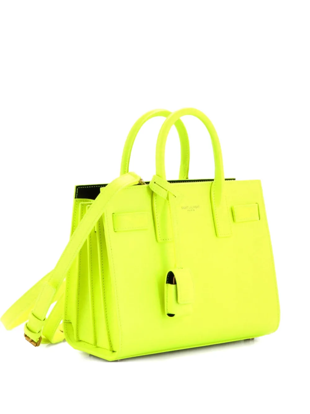 Saint Laurent Pre-Owned Sac de Jour NM Bag Leather Nano tote bag - Verde