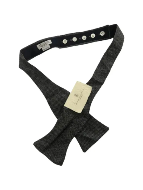 Brunello Cucinelli patterned bow tie