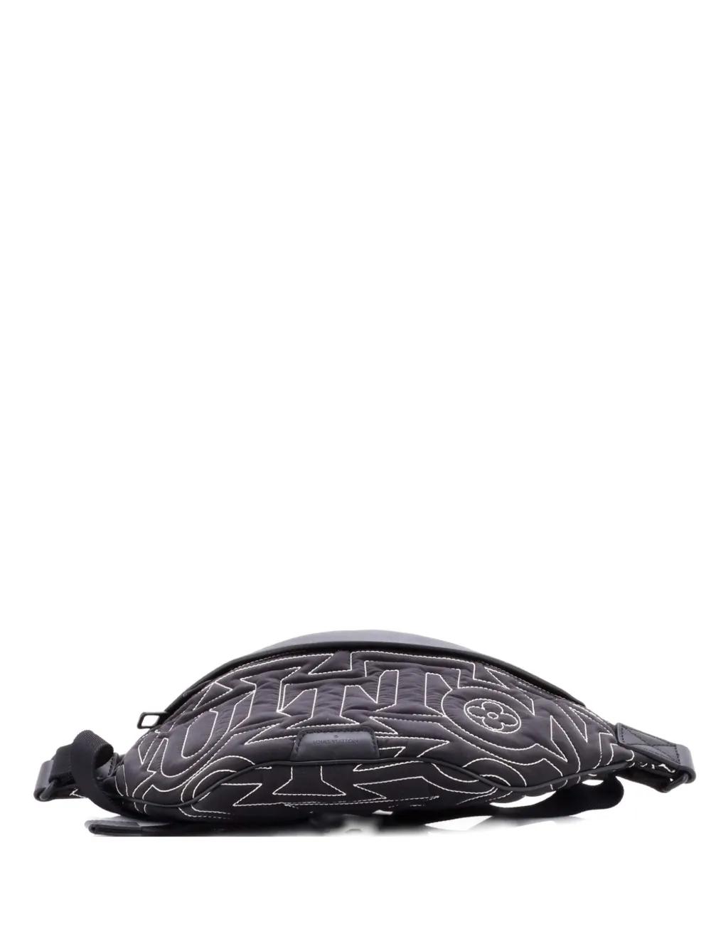 Louis Vuitton Pre-Owned Discovery Bumbag Limited Edition Snow Capsule Embroidered Monogram Nylon belt bag - Nero