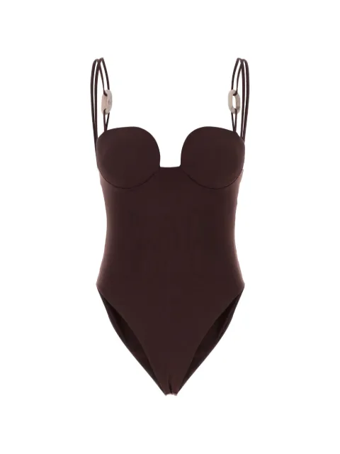 Magda Butrym burgundy swimsuit