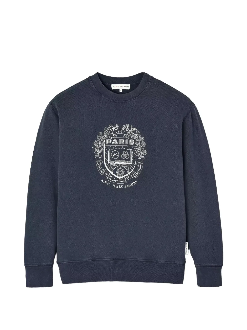 Marc Jacobs x THE A.P.C Paris crew-neck sweatshirt - Blu