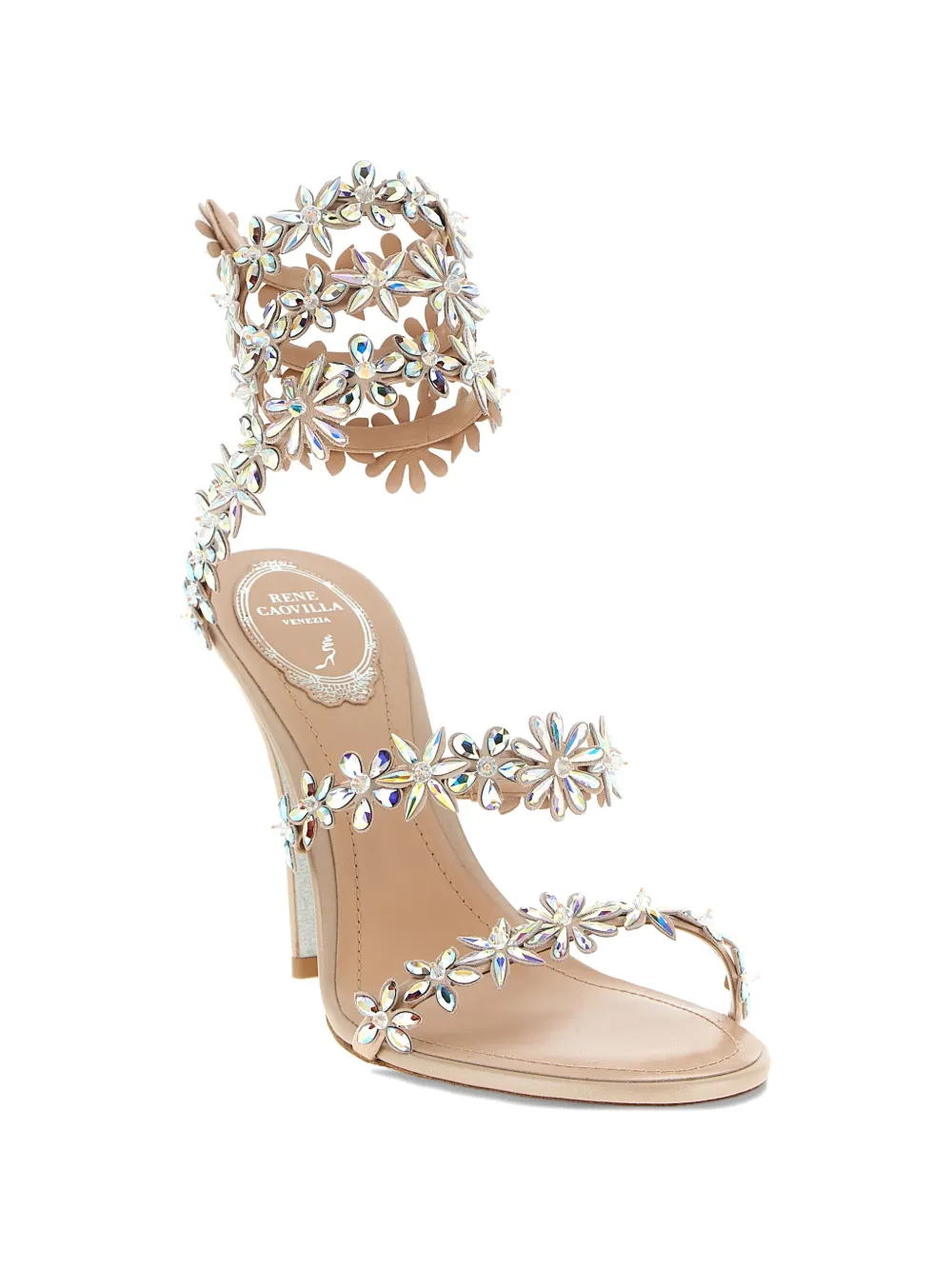 René Caovilla Flat Sandal Rene Caovilla Woman Color Pink In Multi