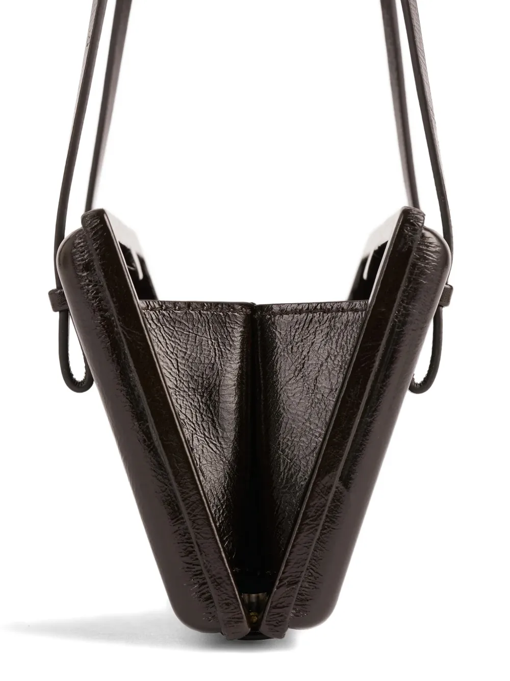 TOTEME Cocktail Naplack schoudertas Bruin