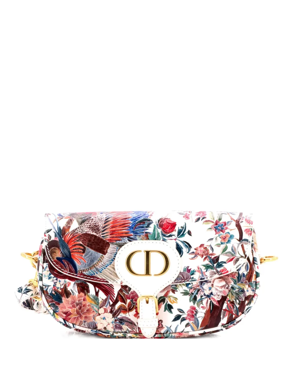 Christian Dior Pre-Owned Bobby Flap Bag Printed Leather East West crossbody bag - Multicolore