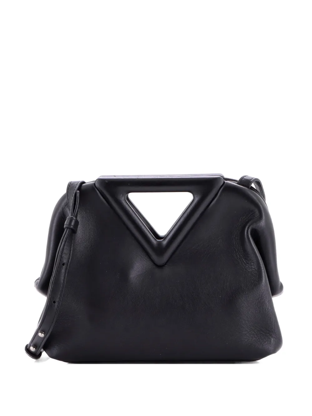 Bottega Veneta Pre-Owned Point Leather Small shoulder bag - Nero